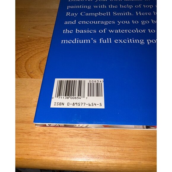 The Art Of Watercolor Ray Campbell Smith Hardcover Book Guide Skills Techniques - Picture 7 of 16